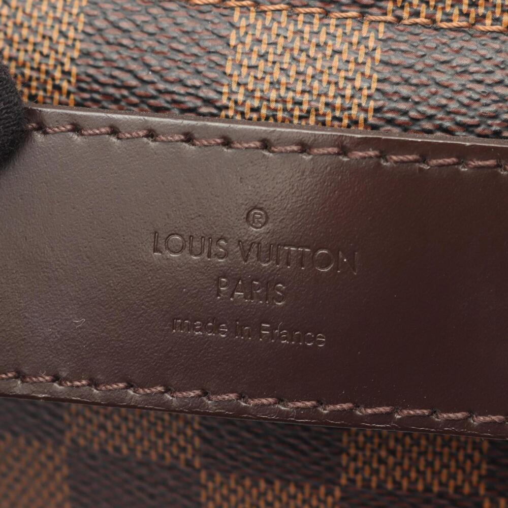 LOUIS VUITTON Authentic Brown Damier Leather Shoulder Bag - Picture 4 of 13
